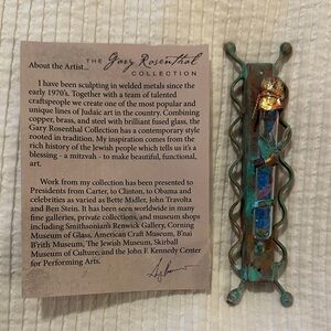 Gary Rosenthal Collection Mezuzah